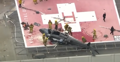 Se estrella helicóptero que llevaba donación de corazón