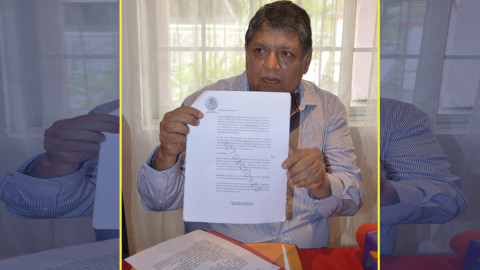 Por la falta de un guión en el INE, niegan carta de residencia a Oseguera