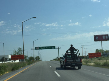 Refuerzan seguridad en carretera Reynosa-Monterrey