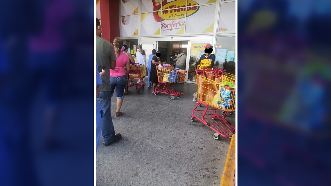 Largas filas en supermercados incrementa el riesgo de contagios