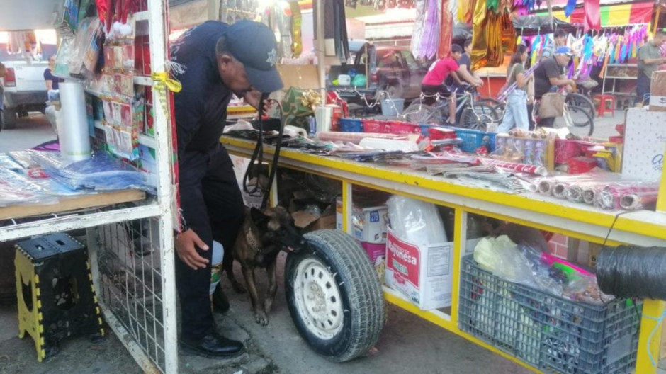 Guardia Estatal participa en operativo de verificación de venta de pirotecnia