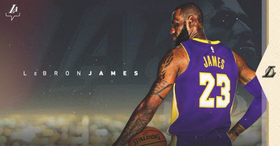 Lakers de Los Ángeles oficializa llegada del estelar LeBron James