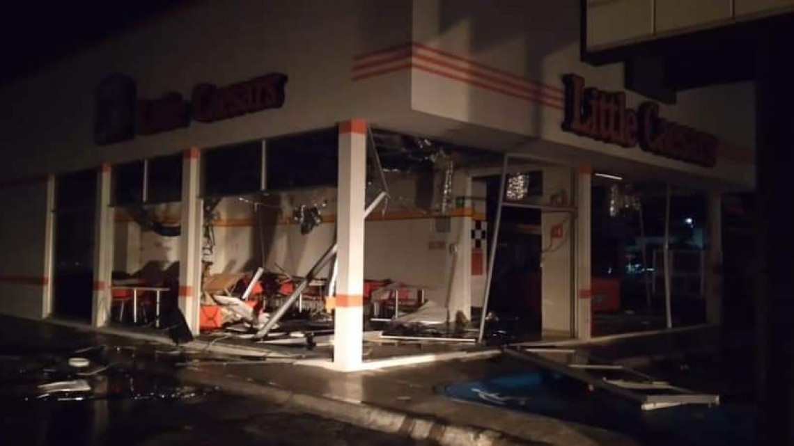 Tormenta causa destrozos en Nuevo Laredo