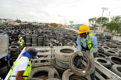 Tritura 31 mil 175 llantas Gobierno del Estado con el Plan Unidos por Tamaulipas