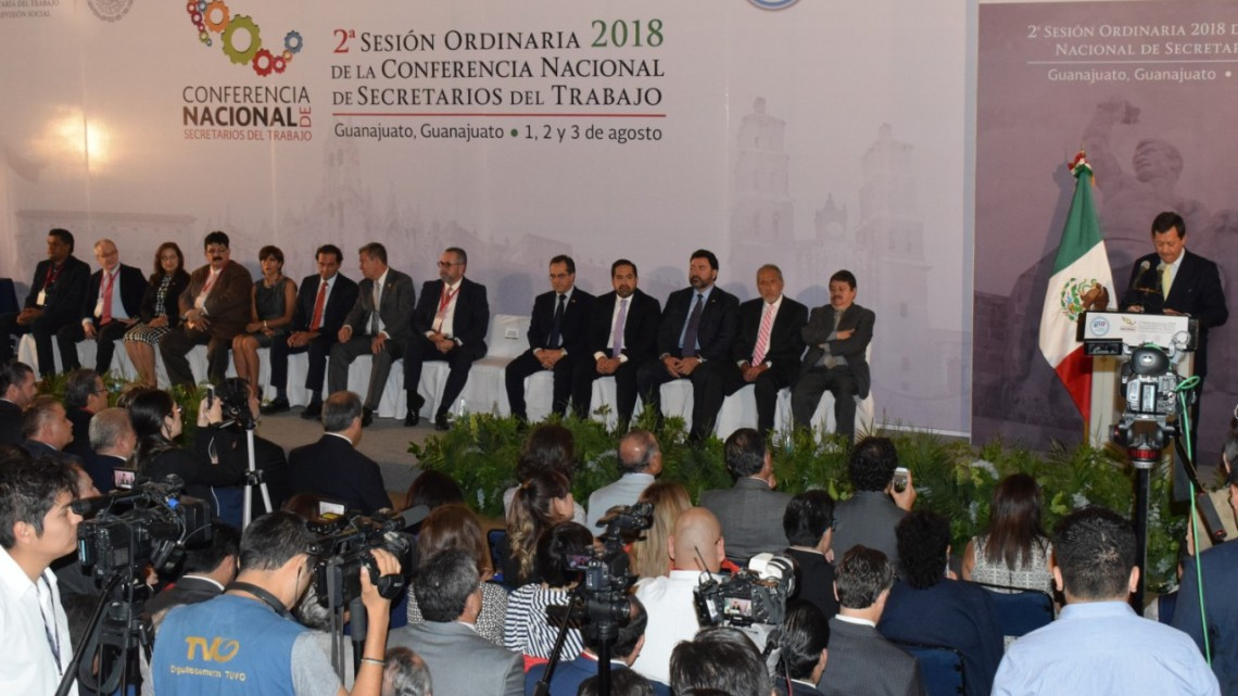 Inauguran en Guanajuato, la 2ª Sesión Ordinara 2018 de la CONASETRA