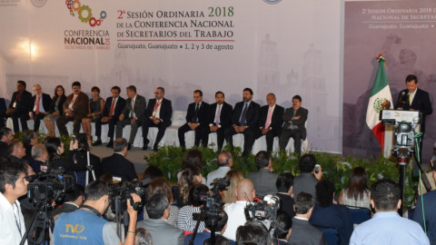 Inauguran en Guanajuato, la 2ª Sesión Ordinara 2018 de la CONASETRA