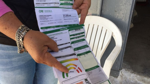 Molestia por cobros en el servicio de energía eléctrica