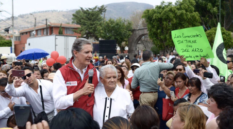 Se compromete Del Mazo a mejorar la seguridad en Edomex