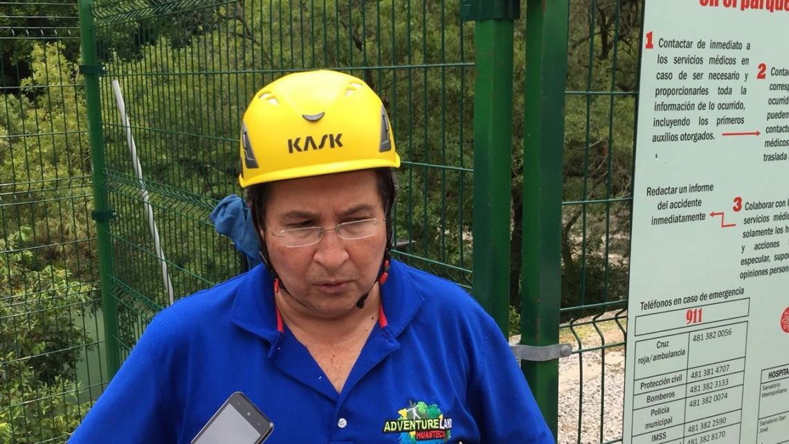 La tirolesa mas larga del mundo está en Micos, San Luis Potosí y es en bicicleta