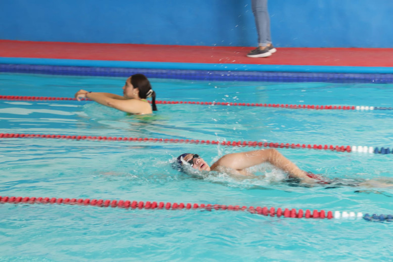 Inauguraron Gobierno de Reynosa, AquaGym y Fundación Teresita 24 horas de Nado y Caminata 