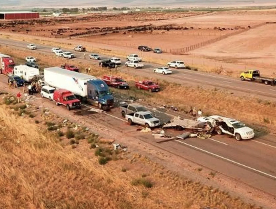 Choque múltiple en Utah deja ocho muertos