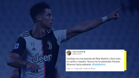 Descarta Ancelotti regreso de Cristiano Ronaldo al Real Madrid 