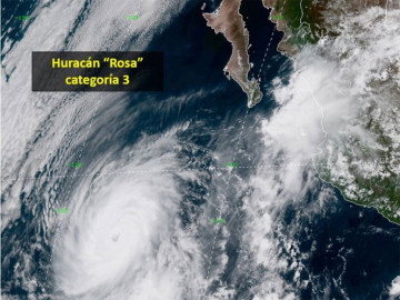 Huracán Rosa ya es categoría 3