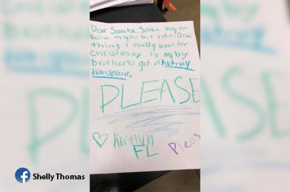 Carta a Santa de pequeña se hace viral