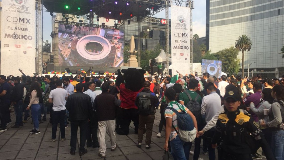 En el Ángel de la Independencia arranca la emoción nacional