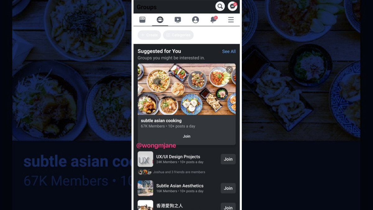 Facebook en preparación para implementar modo oscuro