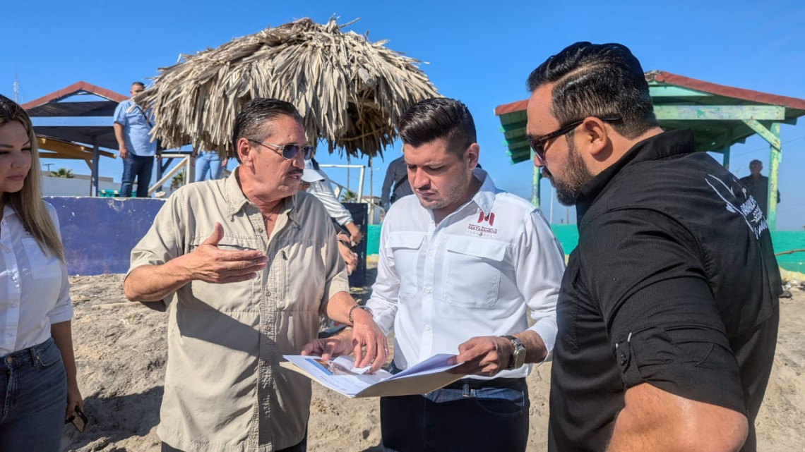 Evalúan daños en Playa Bagdad para su rehabilitación