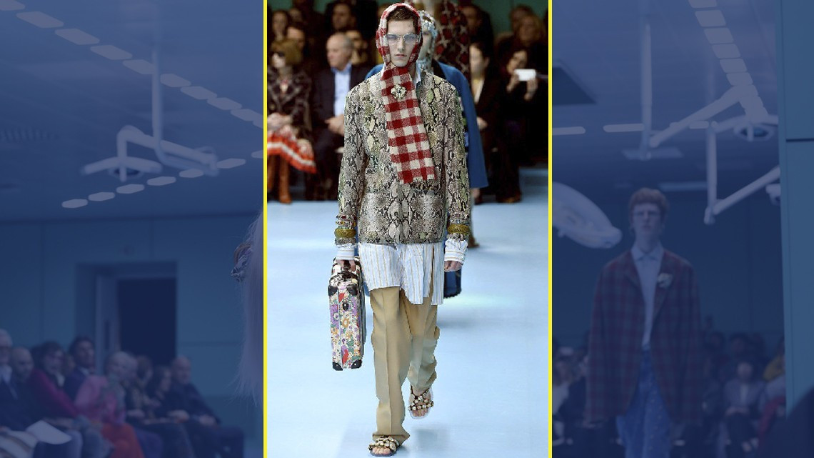 El desfile de Gucci que te dejará con la boca abierta