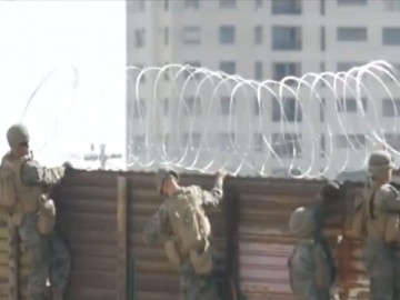 Tijuana se protege con alambre de púas por delincuencia