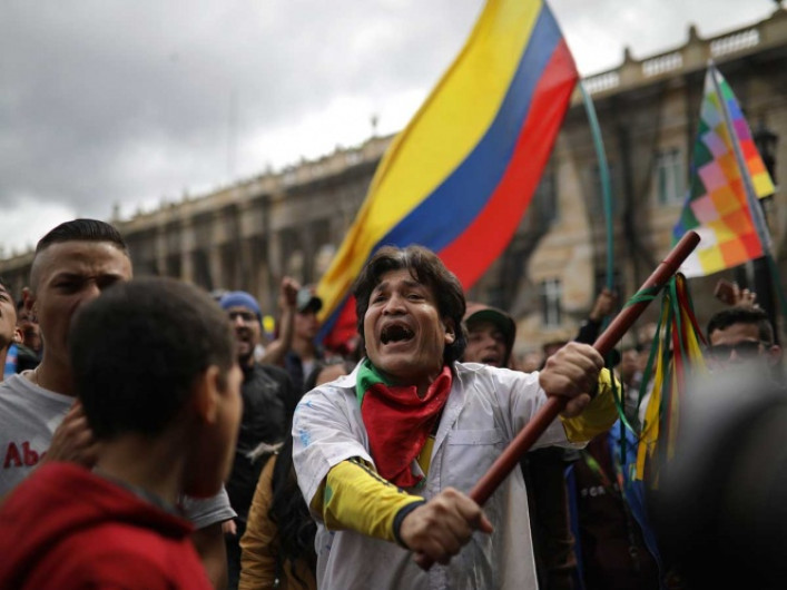 Anuncian nuevo paro nacional en Colombia