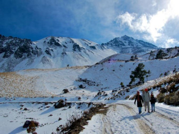 A -4° en el Nevado de Toluca
