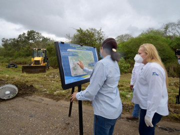 Pone en marcha Alma Laura Amparán programa de limpieza y mantenimiento de drenes pluviales