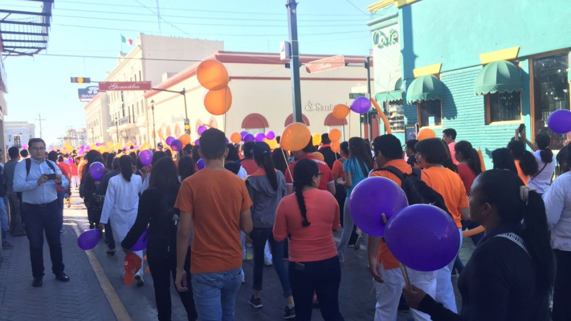 Marchan en Matamoros para frenar la violencia femenina
