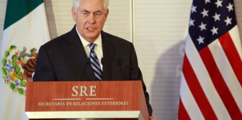 México recibirá al secretario de Estado de EU