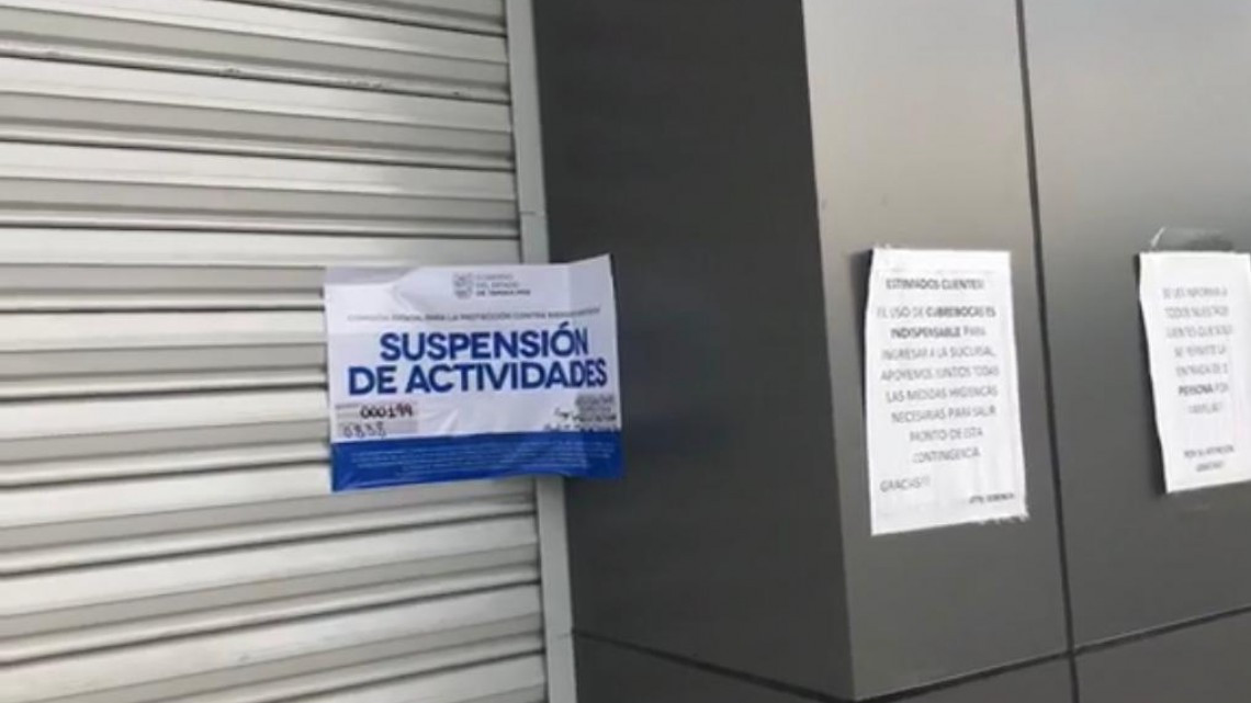 Cierran 6 negocios por sospechosos a Covid-19