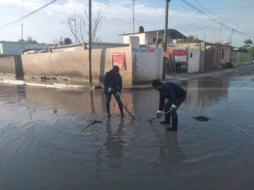 Sondea COMAPA pozos y líneas generales en la colonia Pedro J. Méndez