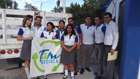 Obtienen escuelas participantes en TAM Recicla recursos adicionales para infraestructura