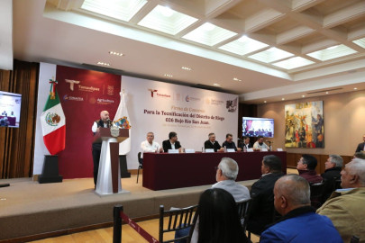 Firman trascendental acuerdo en Tamaulipas; tecnificarán Distrito de Riego 026 con inversión de 4,100 MDP