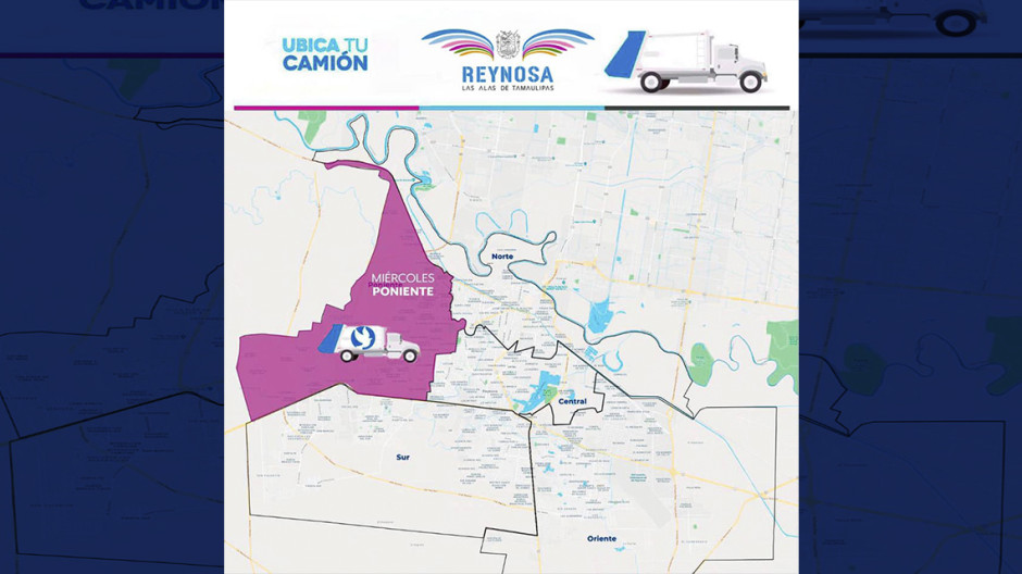 Ubica tu camión recolector de basura  para este miércoles 