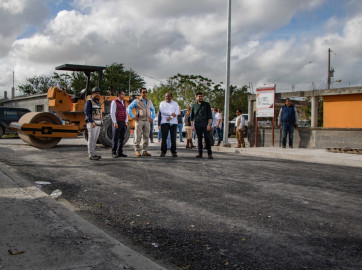 Impulsan federación y municipio importante paquete  de obras de pavimentación: Alcalde Mario López