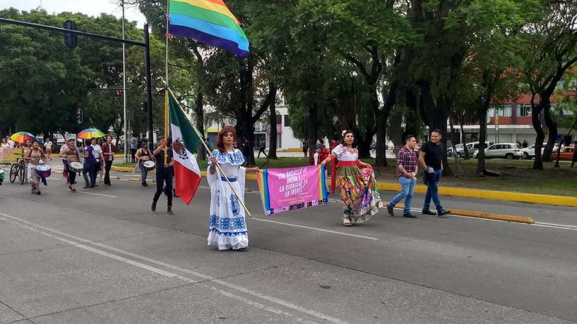 Puebla marcha por el orgullo LGBTI