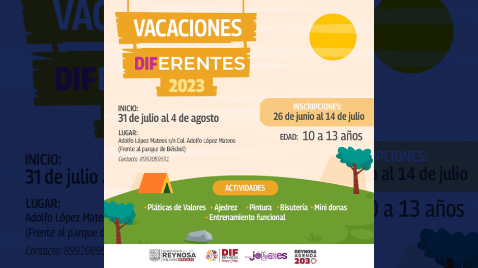 Llama DIF Reynosa a participar en Campamento de Verano 2023