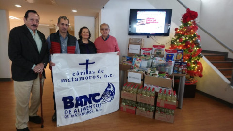La CANACINTRA entrega importante donación a Cáritas de Matamoros