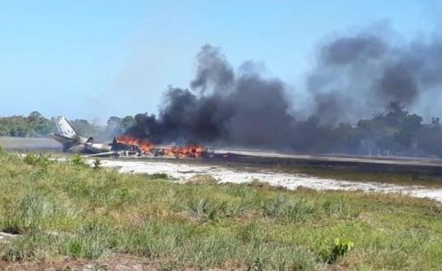1 muerto y 9 heridos tras la caída de una aeronave en Brasil 
