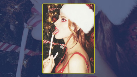 Así recibe Bella Thorne la Navidad