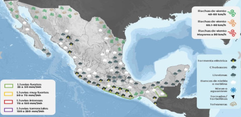 Entrará frente frío el fin de semana