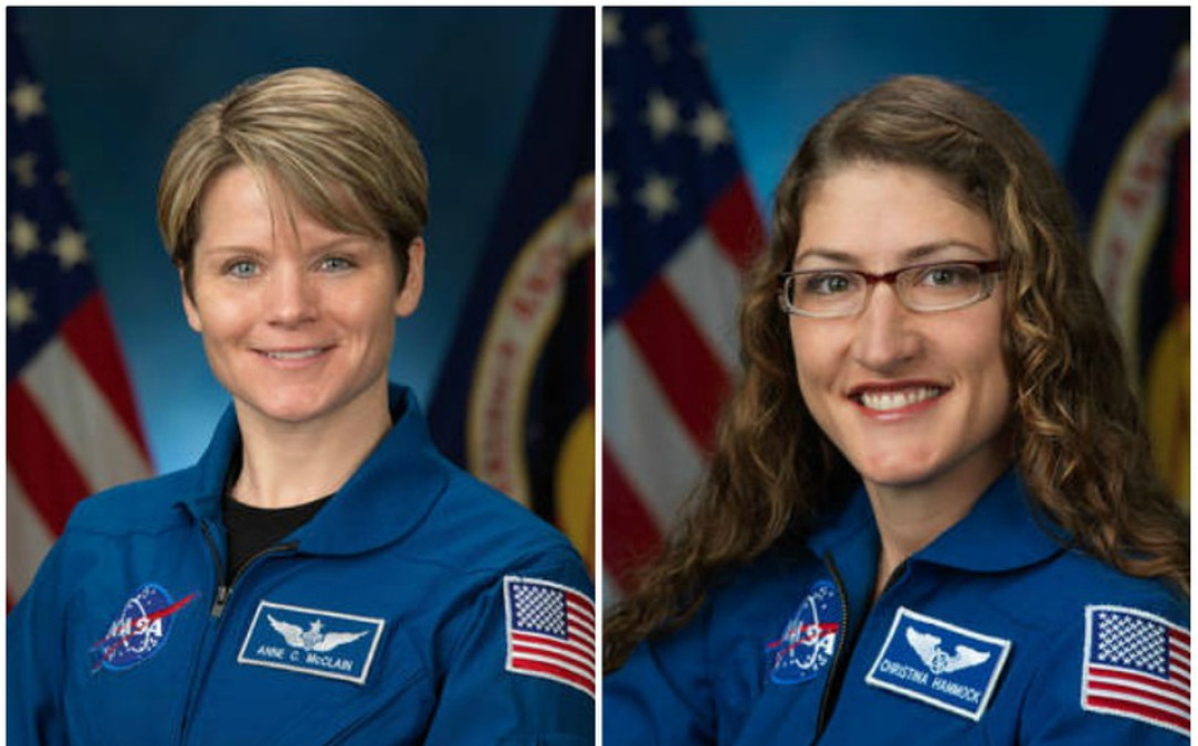 Dos mujeres para la caminata espacial por primera vez