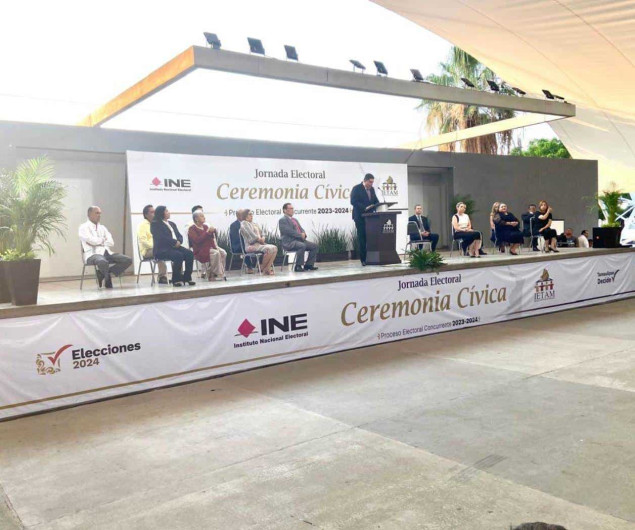 Con Ceremonia Cívica, IETAM da inicio al proceso electoral