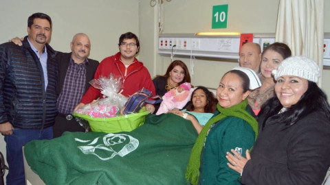 Melody, primer bebé nacida en Miguel Alemán 