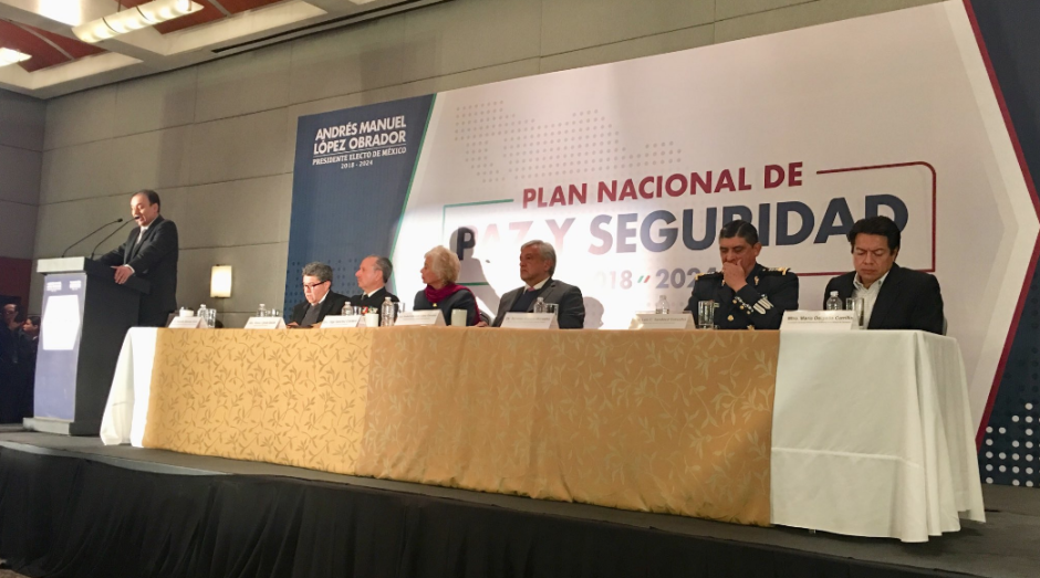 AMLO presenta Plan Nacional de Paz y Seguridad