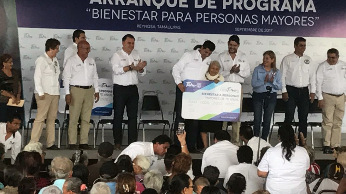Entrega CDV apoyos del programa “Bienestar para Personas Mayores”