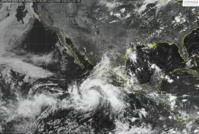 Ileana genera lluvias, vientos y oleaje en costas de Guerrero y Michoacán