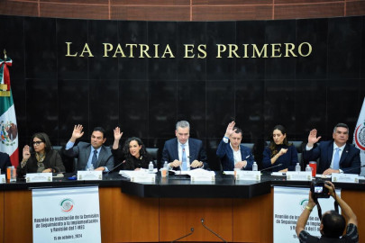 Instalan comisión de seguimiento y revisión del T-MEC en el Senado de la República 