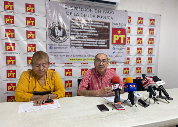 Reúne el PT firmas para dejar de pagar la deuda pública 