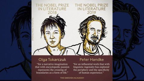 Olga Tokarczuk y Peter Handke ganan el Nobel de Literatura de 2018 y 2019