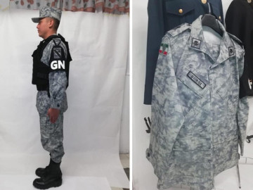 Este es el uniforme de la Guardia Nacional